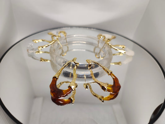 Boucles d'oreilles géométrique