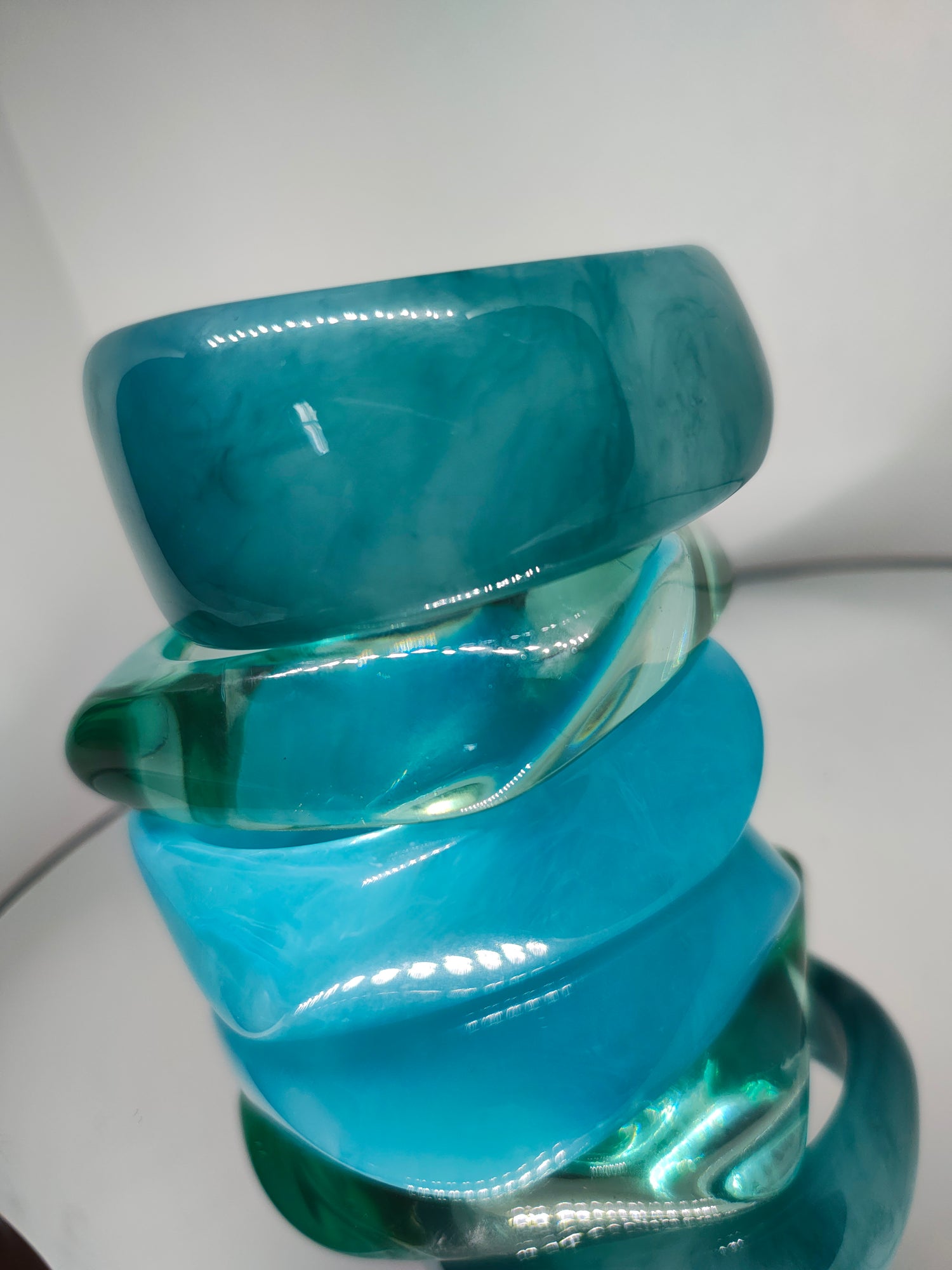 Bracelets en résine