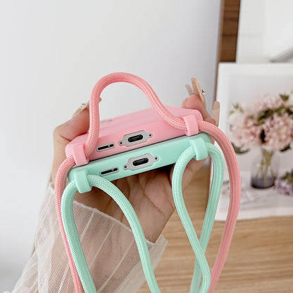 Lanyard Phone Case for Samsung for galaxy S25 Ultra, Featuring an Adjustable Necklace And a Soft Neck Lanyard for Shock Absorption. Compatible with for samsung for galaxy S24, S23, S22, S21 Ultra Plus, And S21 FE, This Luxury