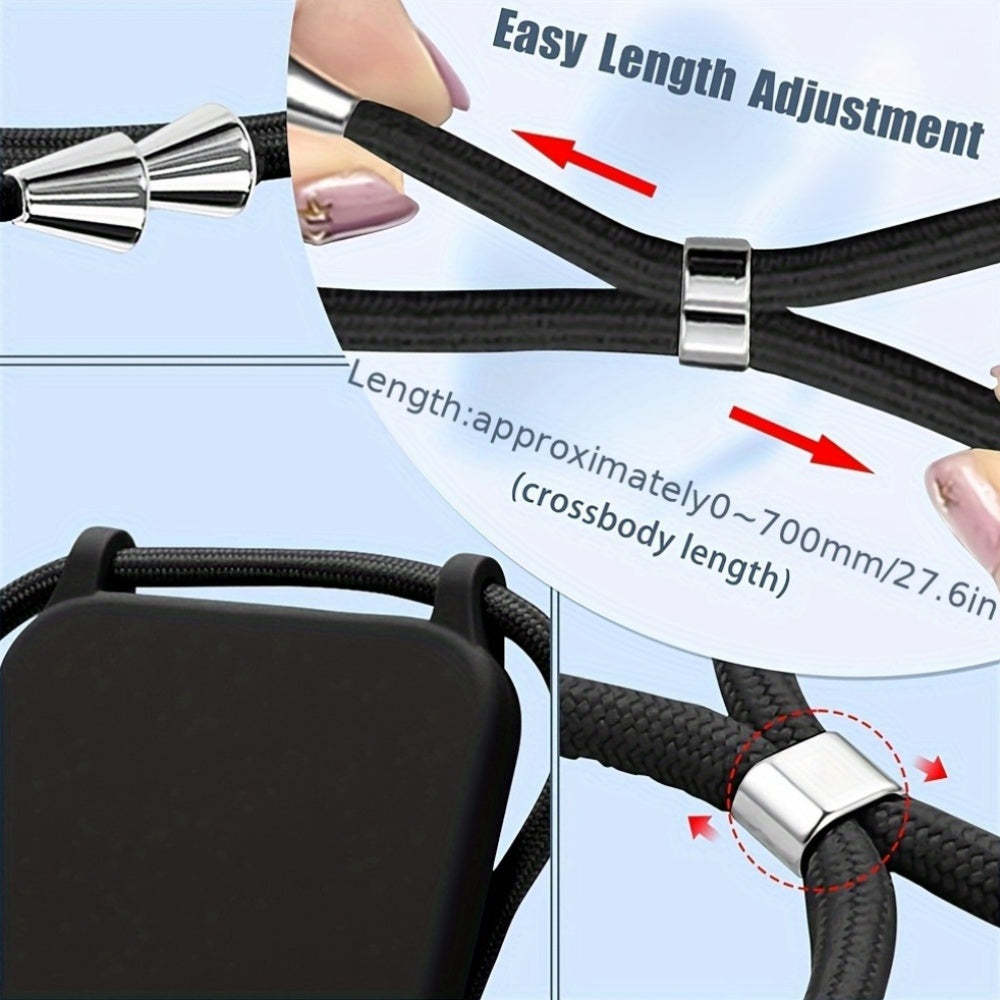 Lanyard Phone Case for Samsung for galaxy S25 Ultra, Featuring an Adjustable Necklace And a Soft Neck Lanyard for Shock Absorption. Compatible with for samsung for galaxy S24, S23, S22, S21 Ultra Plus, And S21 FE, This Luxury