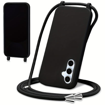 Lanyard Phone Case for Samsung for galaxy S25 Ultra, Featuring an Adjustable Necklace And a Soft Neck Lanyard for Shock Absorption. Compatible with for samsung for galaxy S24, S23, S22, S21 Ultra Plus, And S21 FE, This Luxury