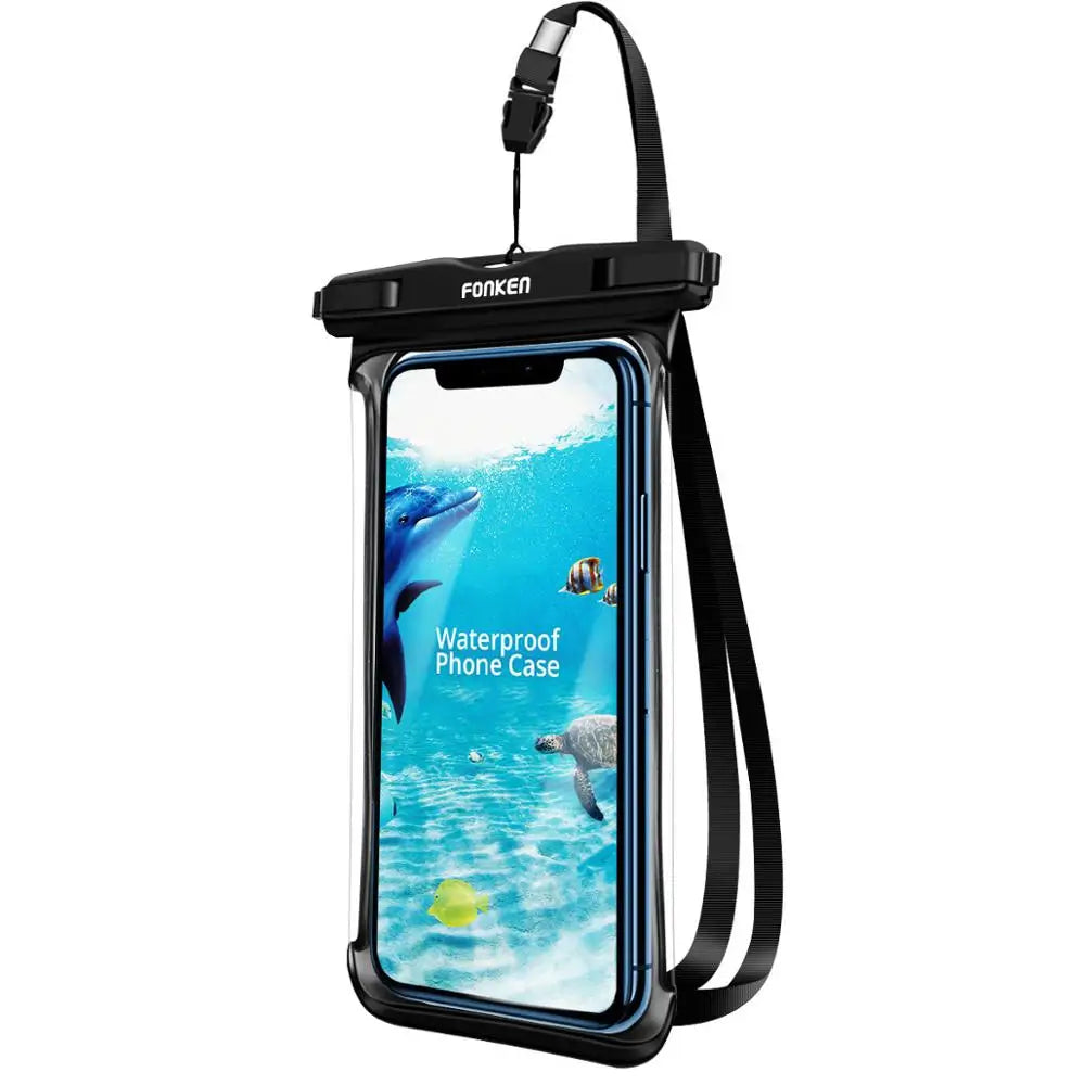 IPX8 Waterproof Case Transparent Dry Bag Seaside Swimming Pouch Mobile Phone Covers Coque For iphone 11 12 pro max Huawei case