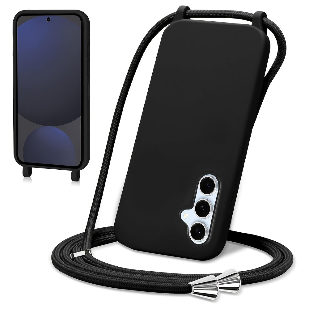 Lanyard Phone Case for Samsung for galaxy S25 Ultra, Featuring an Adjustable Necklace And a Soft Neck Lanyard for Shock Absorption. Compatible with for samsung for galaxy S24, S23, S22, S21 Ultra Plus, And S21 FE, This Luxury