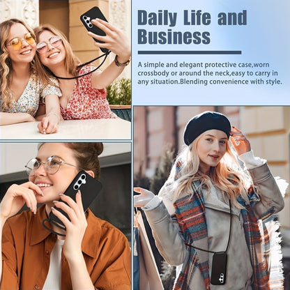 Lanyard Phone Case for Samsung for galaxy S25 Ultra, Featuring an Adjustable Necklace And a Soft Neck Lanyard for Shock Absorption. Compatible with for samsung for galaxy S24, S23, S22, S21 Ultra Plus, And S21 FE, This Luxury