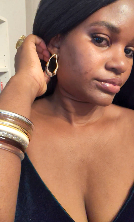 Boucles d'oreilles géométrique