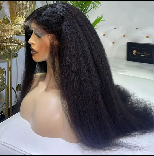 Perruque longue yaki synthétique 76,2 cm